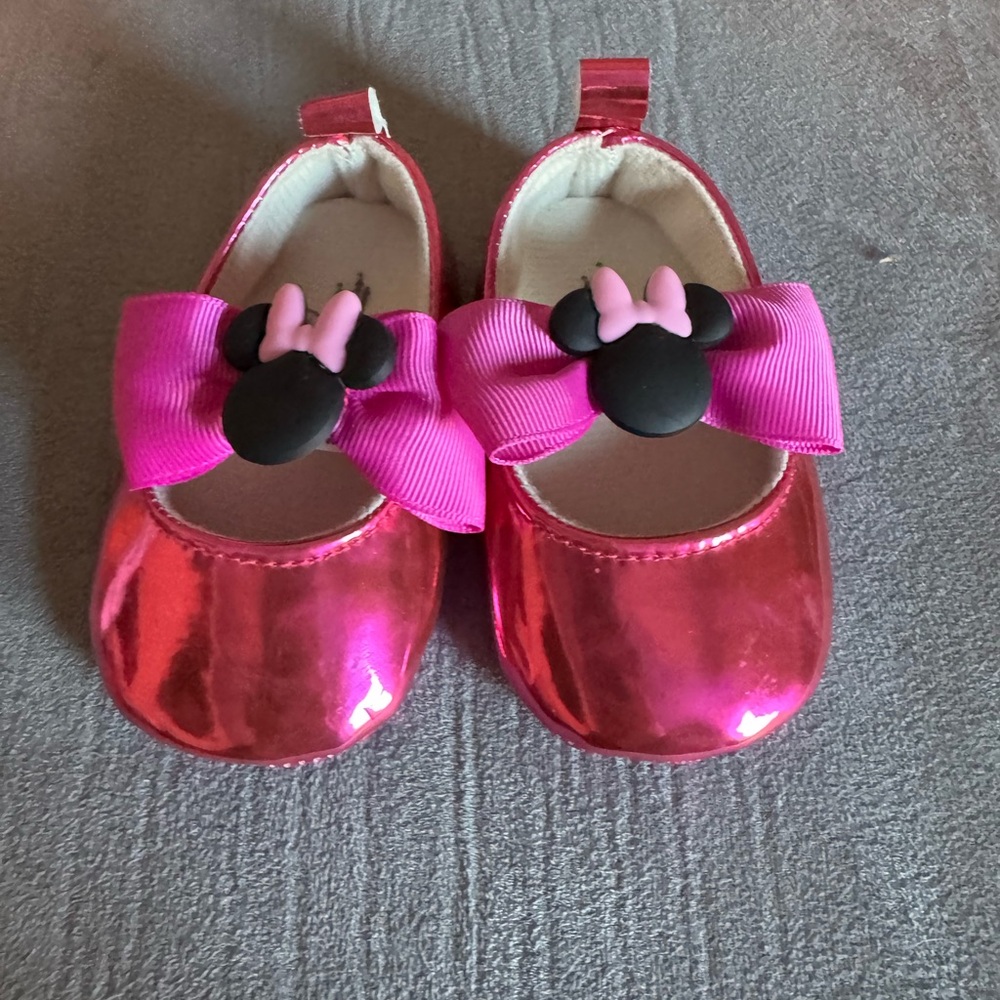Pink Minnie Mouse Kids Shoes